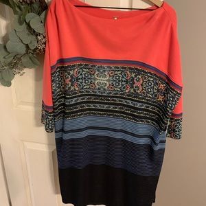 Free People Black Combo Sweater Dress